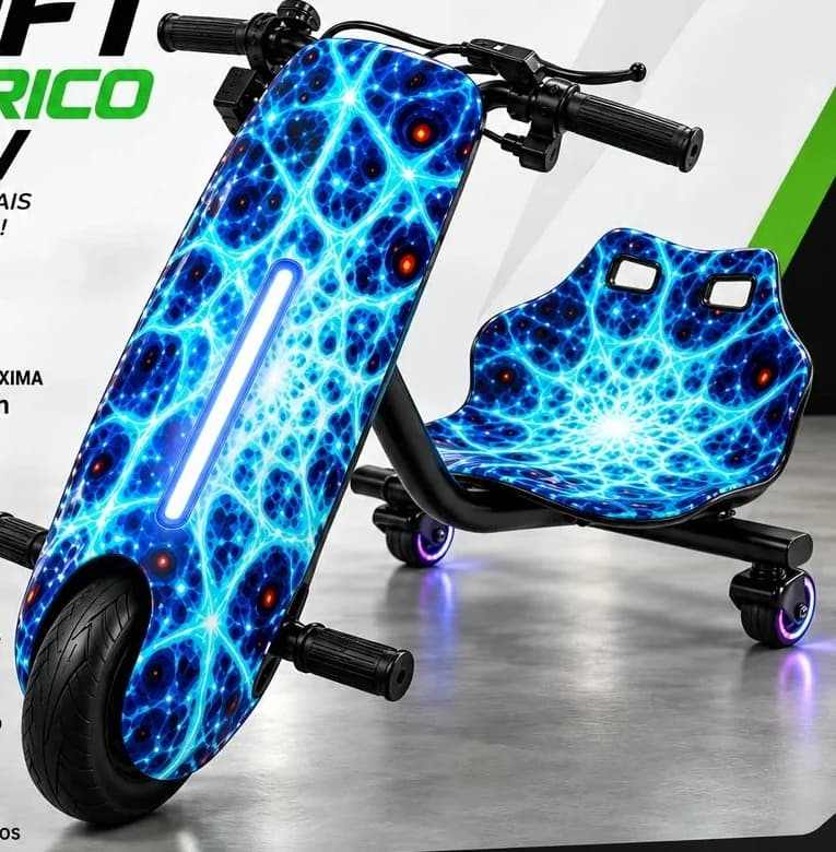 Drift Elétrico 350W estampa azul